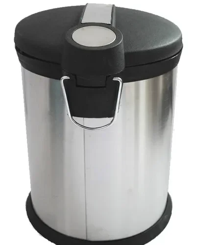 Stainless-Steel-Rounded-Pedal-Dustbin-for-Bathroom-KL-011-5L- (2)