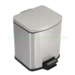 Stainless-Steel-Step-on-Garbage-Bin-Square-Shape-KL-013-12-Litre-