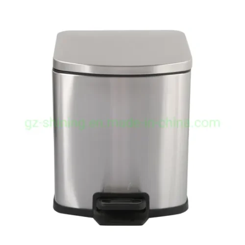 Stainless-Steel-Step-on-Garbage-Bin-Square-Shape-KL-013-12-Litre- (1)